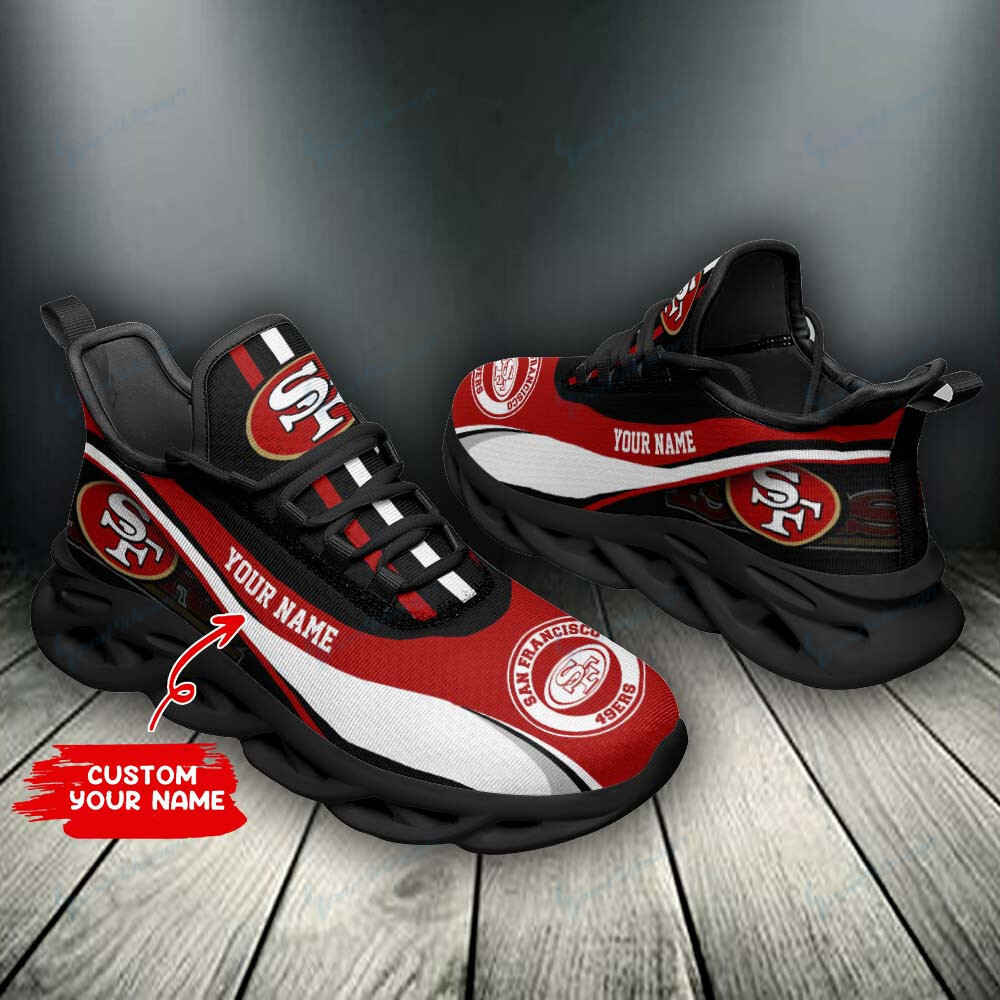 NFL San Francisco 49ers (Your Name) Max Soul Shoes Nicegift MSSK5E8