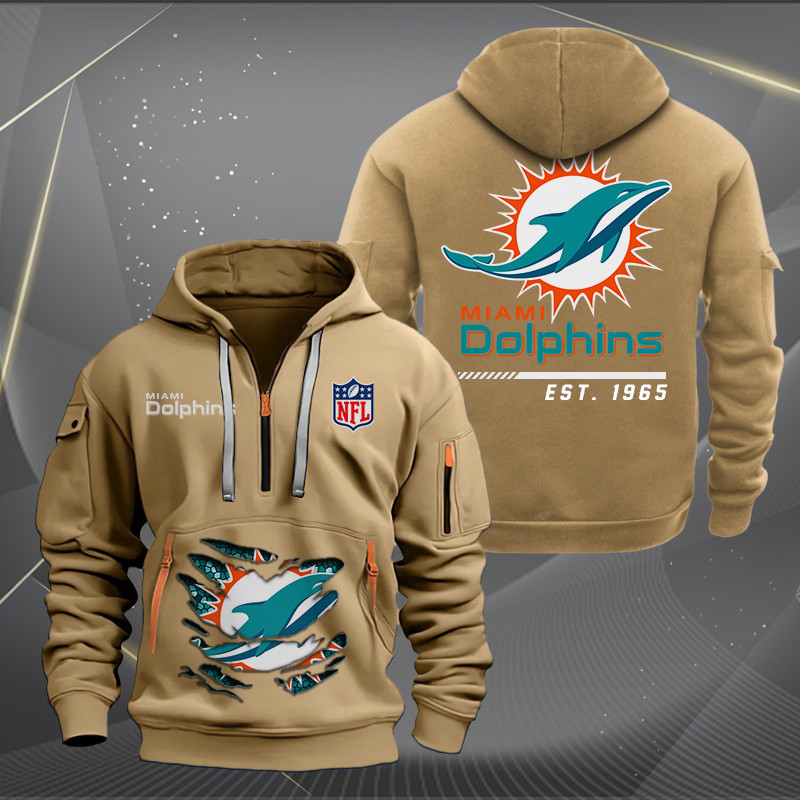 Miami Dolphins Heavy Hoodie AZHEAVYHD054