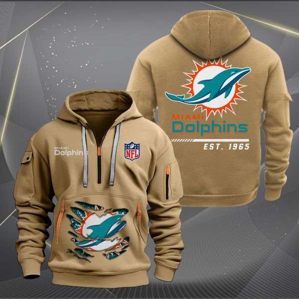 Miami Dolphins Heavy Hoodie AZHEAVYHD054