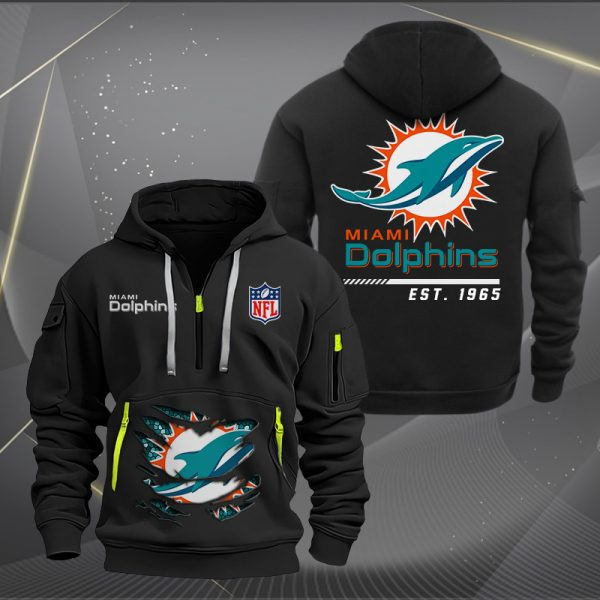 Miami Dolphins Heavy Hoodie AZHEAVYHD054
