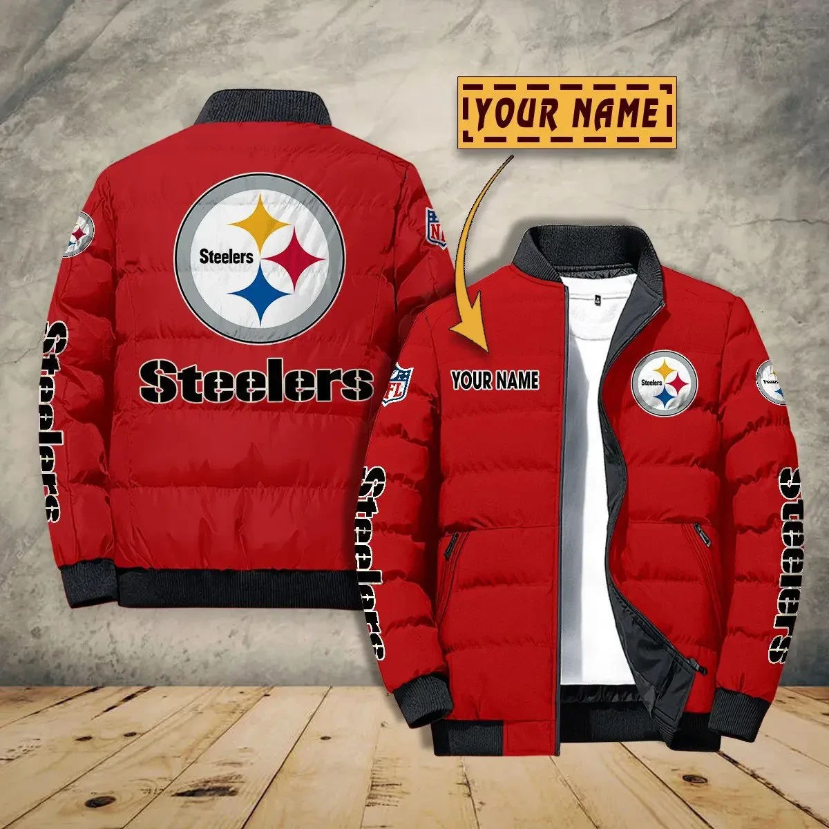 Pittsburgh Steelers PUJPJ120 Puffer Jacket