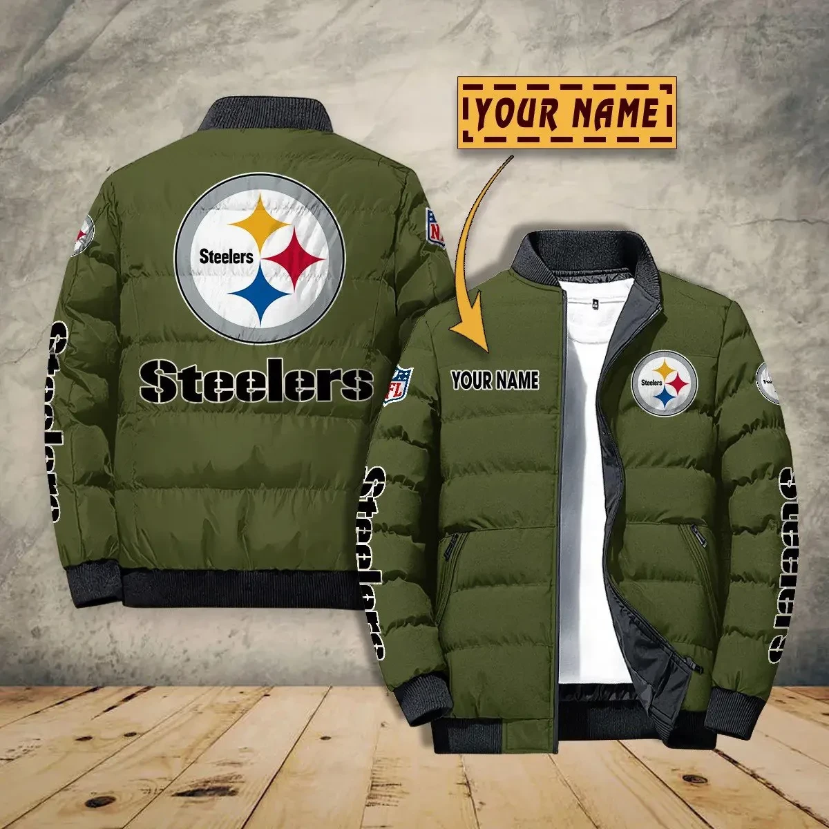 Pittsburgh Steelers PUJPJ120 Puffer Jacket