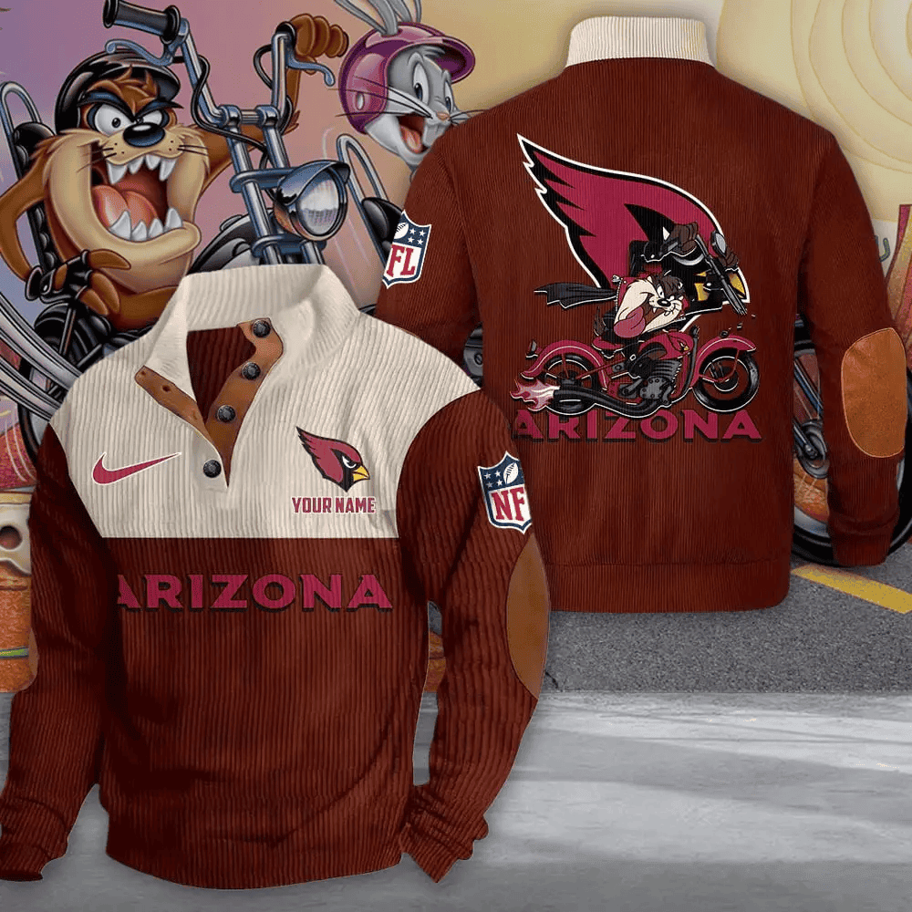Arizona Cardinals NNSH0451 Premium Personalized Game-Day Pullovers
