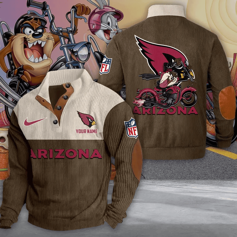Arizona Cardinals NNSH0451 Premium Personalized Game-Day Pullovers