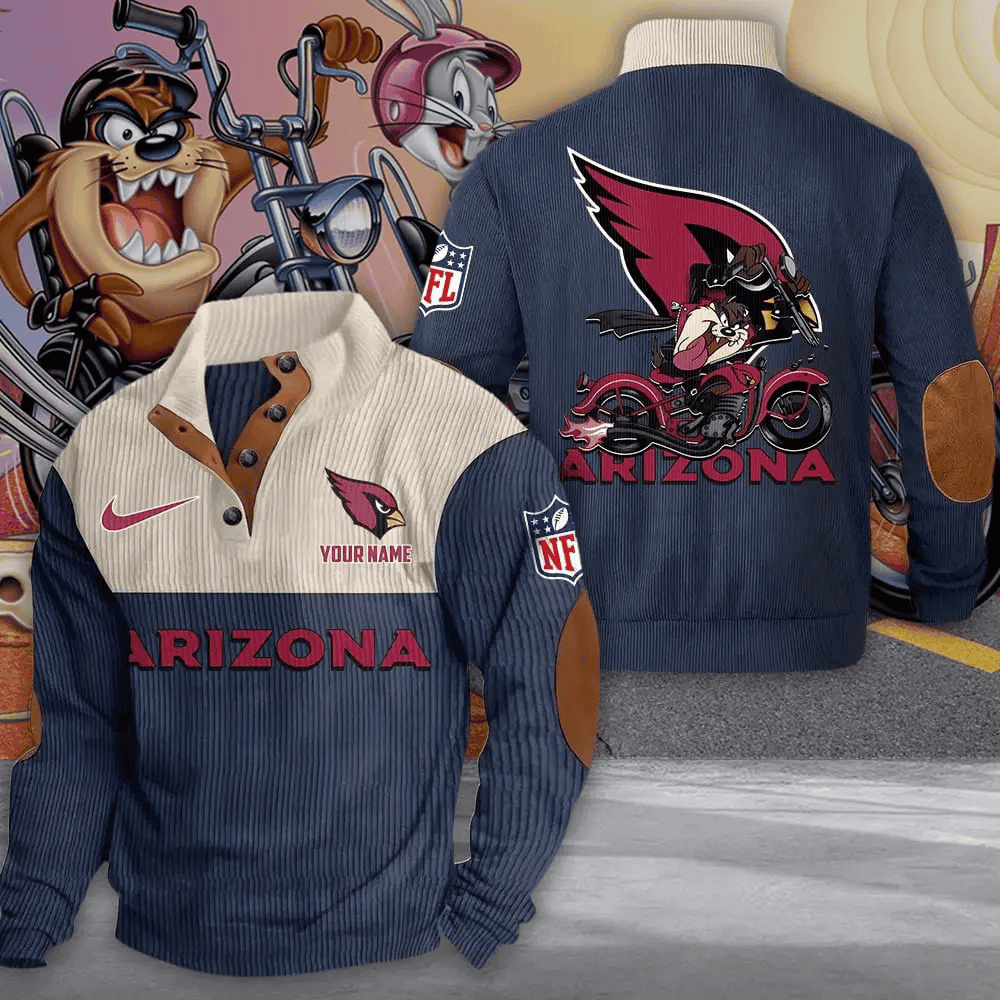 Arizona Cardinals NNSH0451 Premium Personalized Game-Day Pullovers