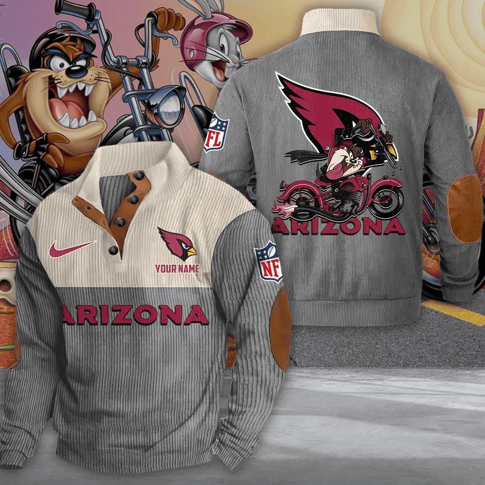 Arizona Cardinals NNSH0451 Premium Personalized Game-Day Pullovers