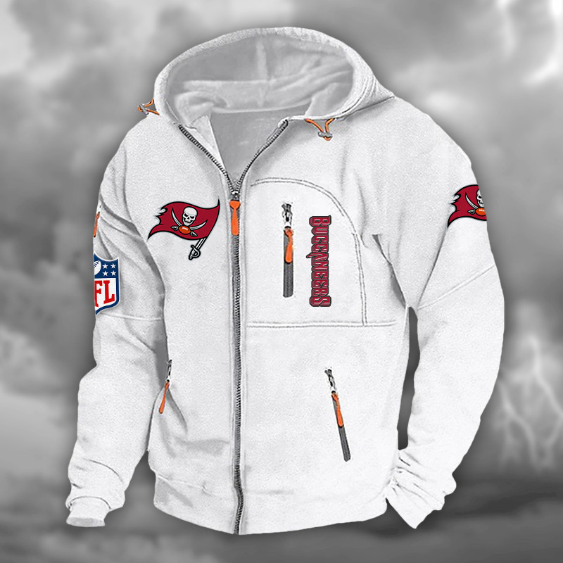 Tampa Bay Buccaneers DMCD0681 Hooded Cardigan Jacket