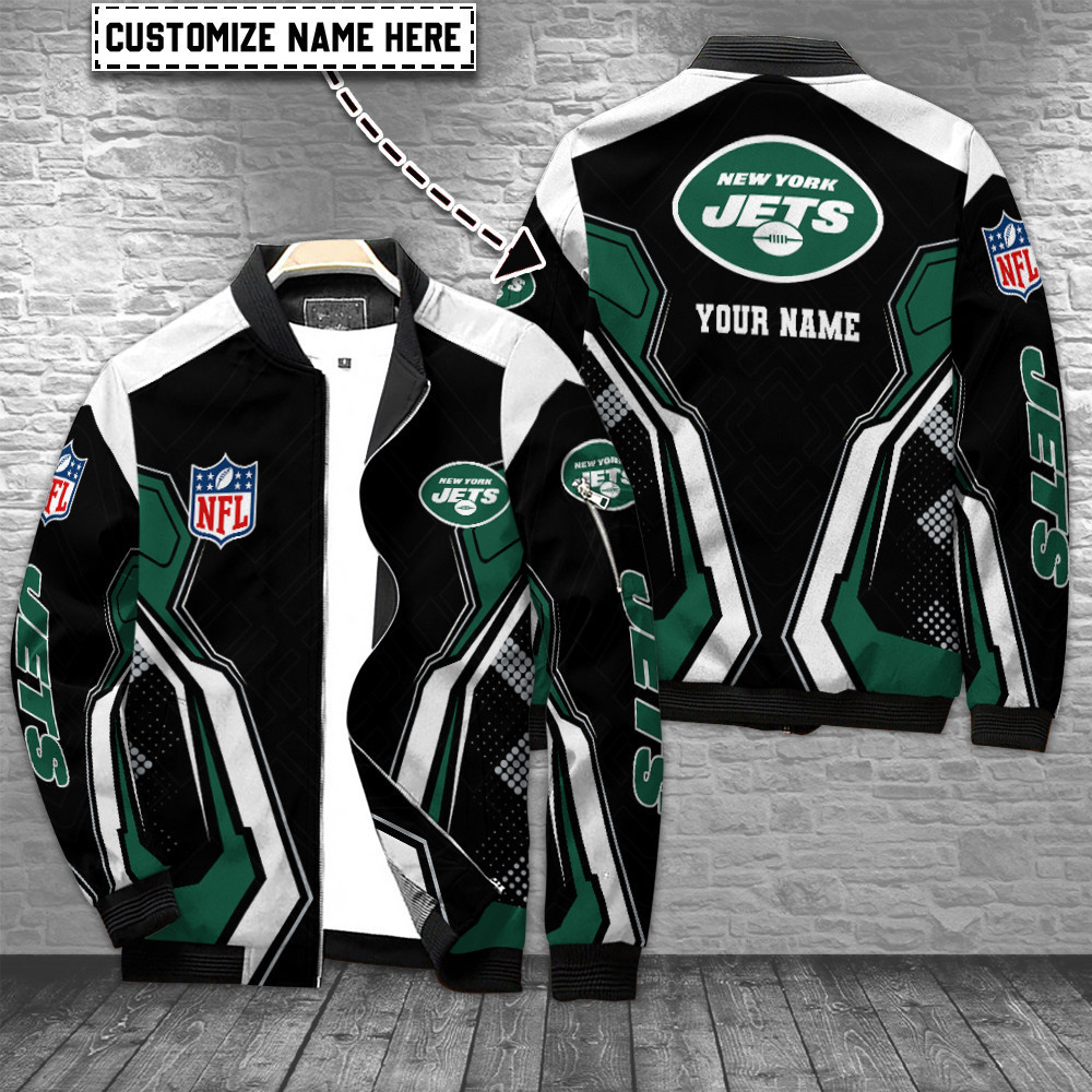 New York Jets Personalized Bomber Jacket BGBBJ991