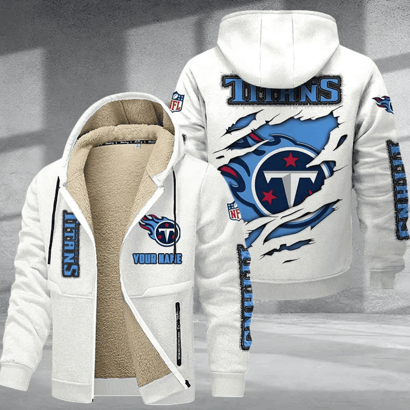 Tennessee Titans DMTZ0384 Hoodie Zip Velvet Coat Limited Edition 2024