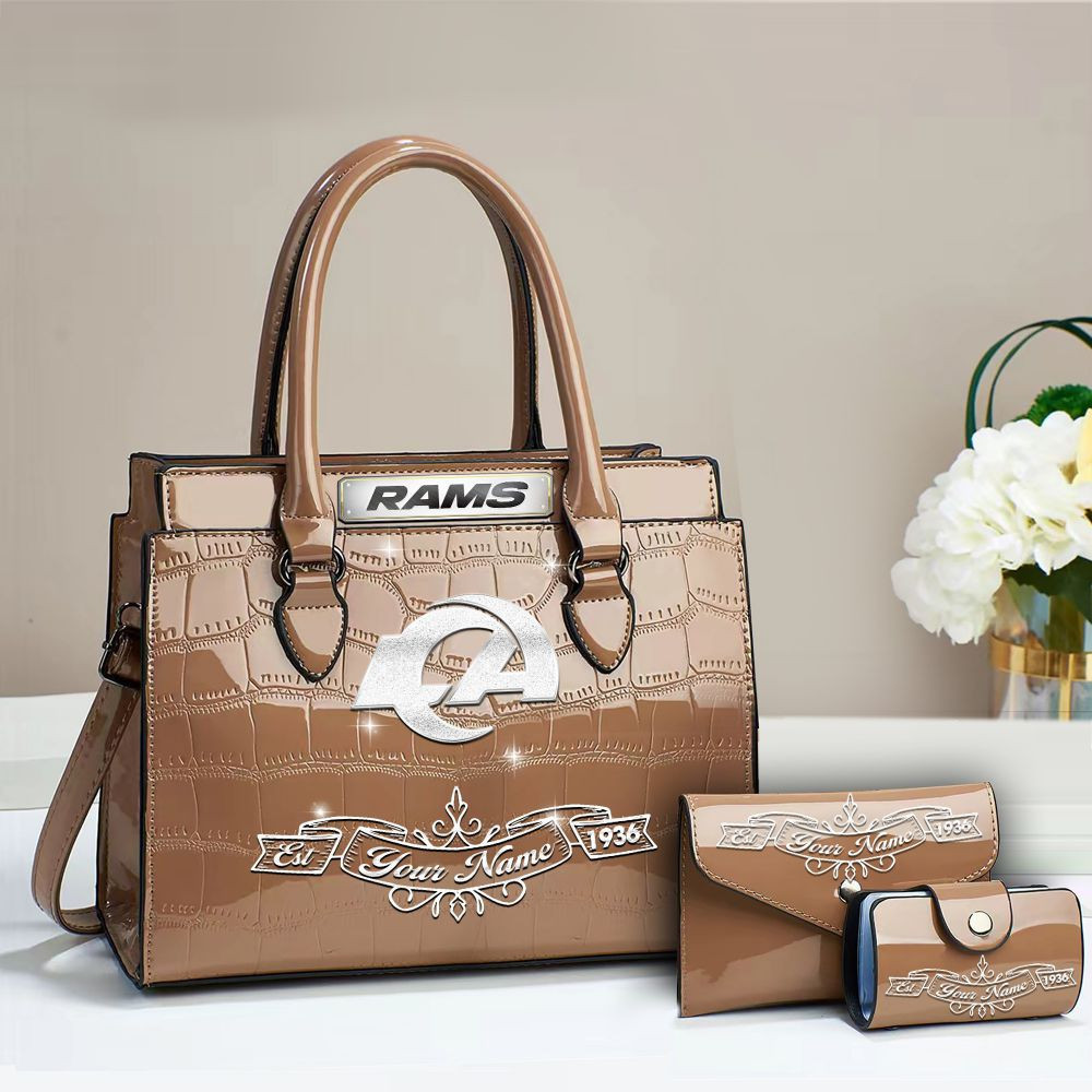 Buy the Handbag, Get the Wallet & Card Holder Free Los Angeles Rams VITRHB109