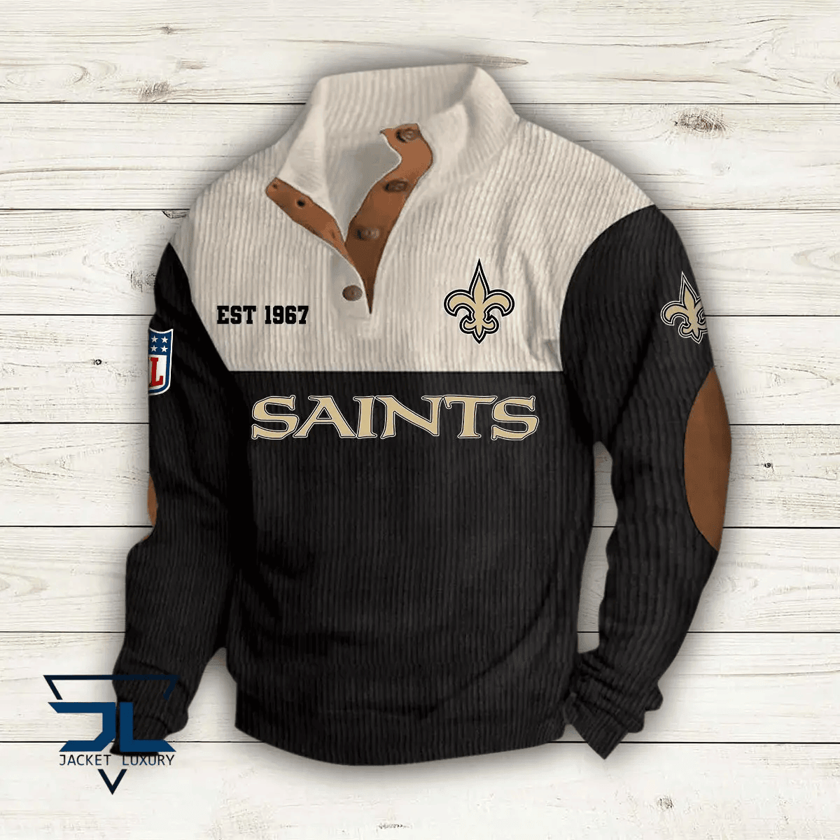 New Orleans Saints Premium Personalized Game-Day Pullover S9DBSCH119
