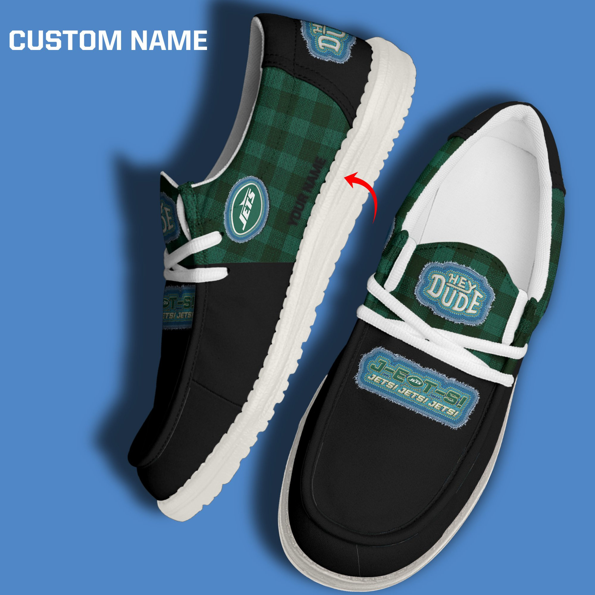 New York Jets DHS shoes-Custom name 10063933N