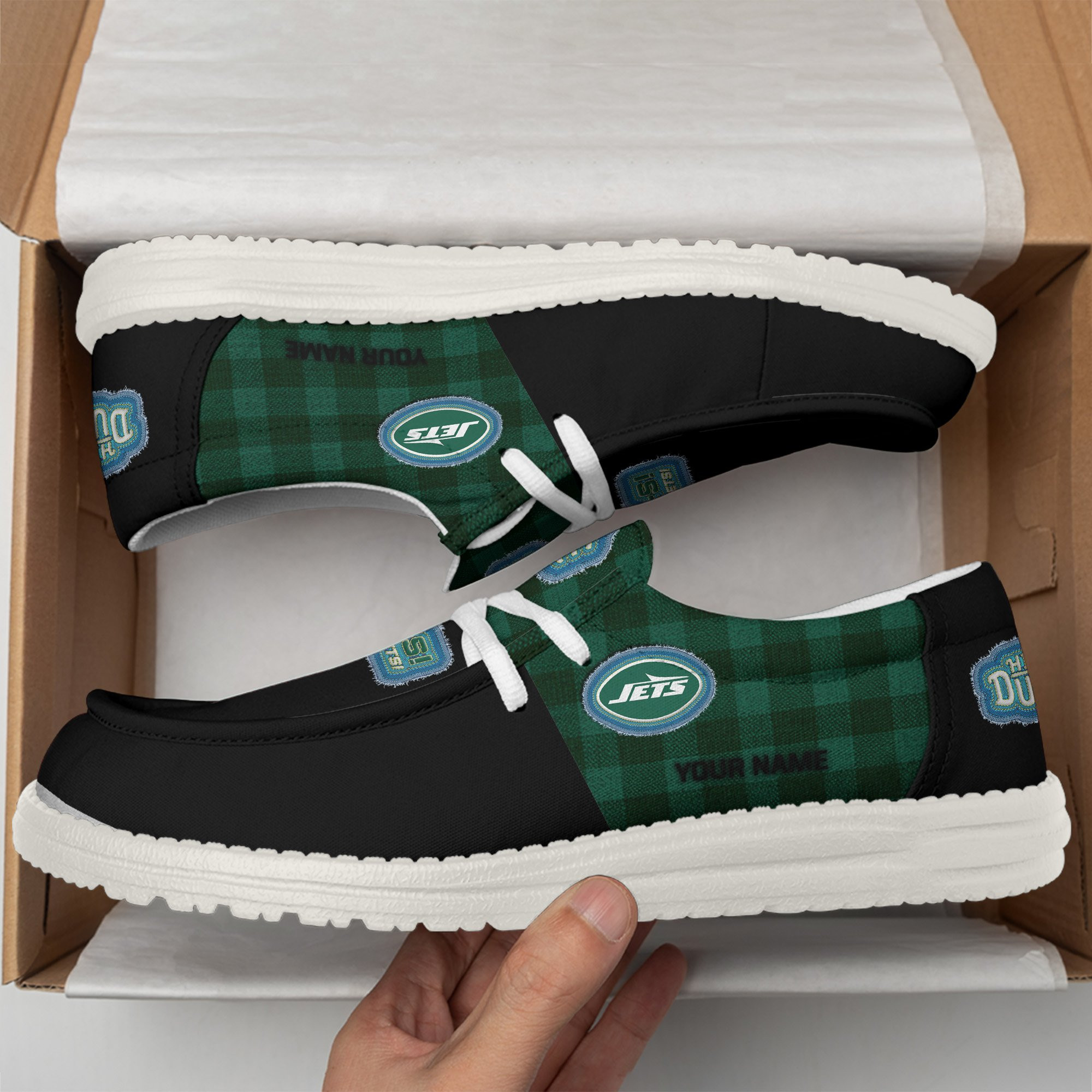 New York Jets DHS shoes-Custom name 10063933N
