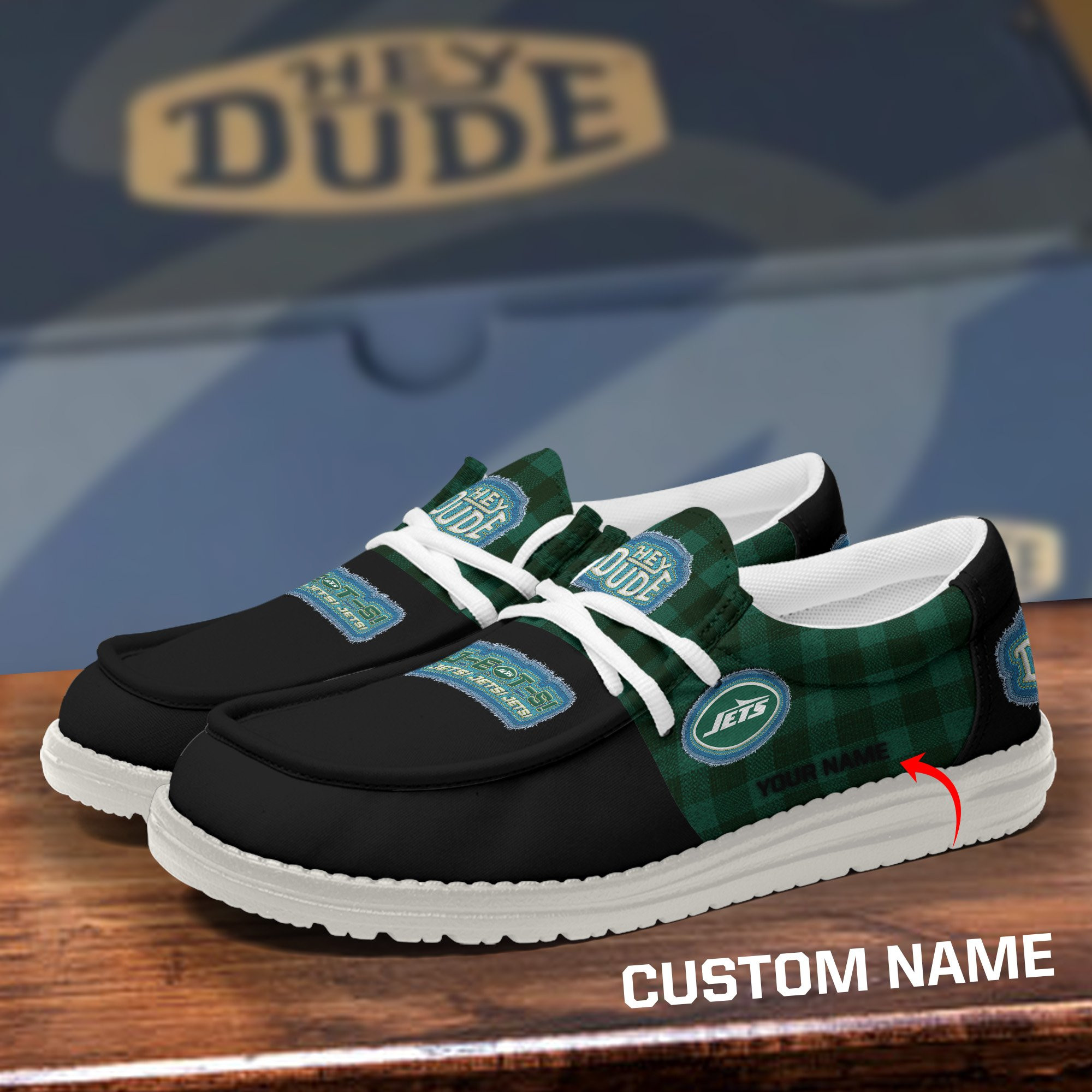 New York Jets DHS shoes-Custom name 10063933N