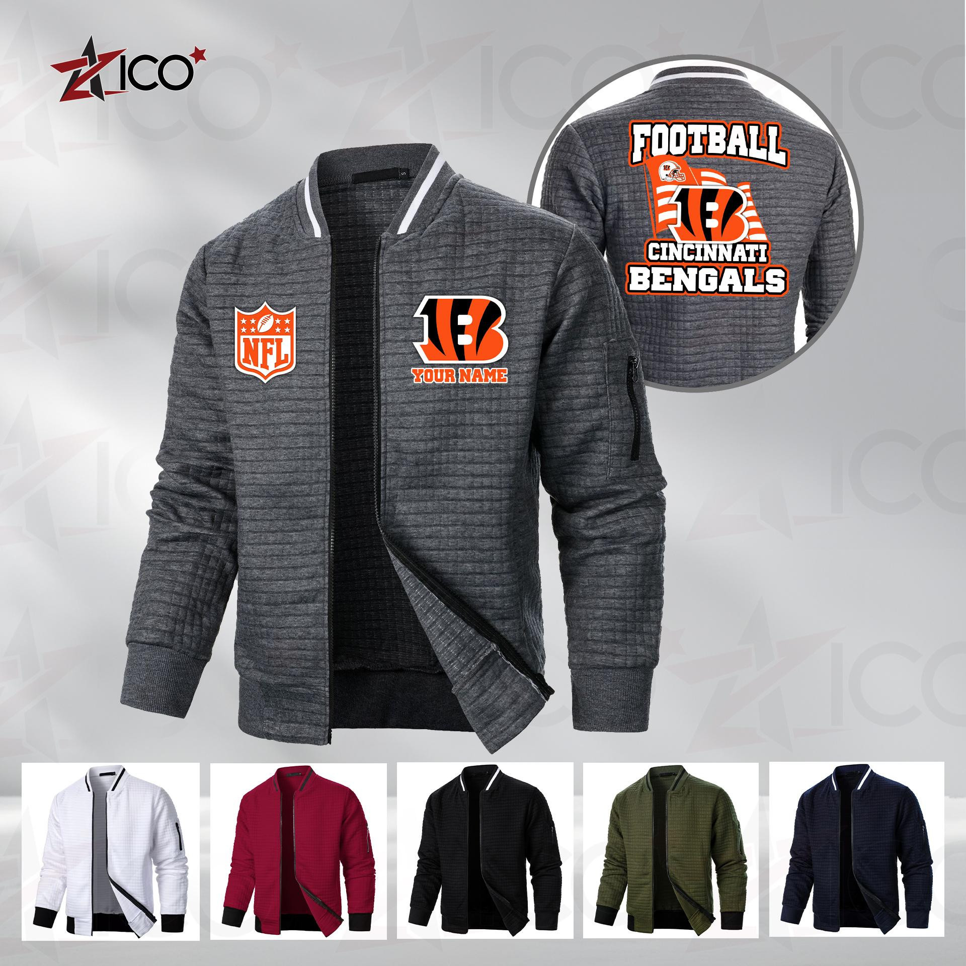 Cincinnati Bengals Men’s Casual Jacket For Men New Trending AZMN2DMCJK000007