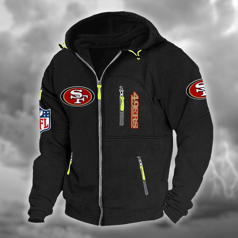 San Francisco 49ers DMCD0679 Hooded Cardigan Jacket