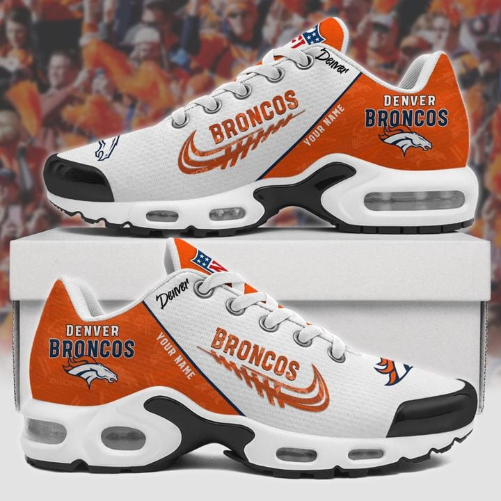 Denver Broncos Personalized Plus Sneakers 0813 BGTN175