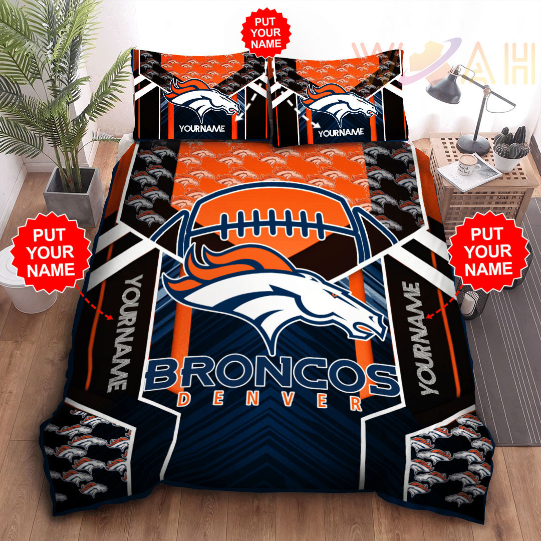 Denver Broncos Personalized Bedding Set BG24