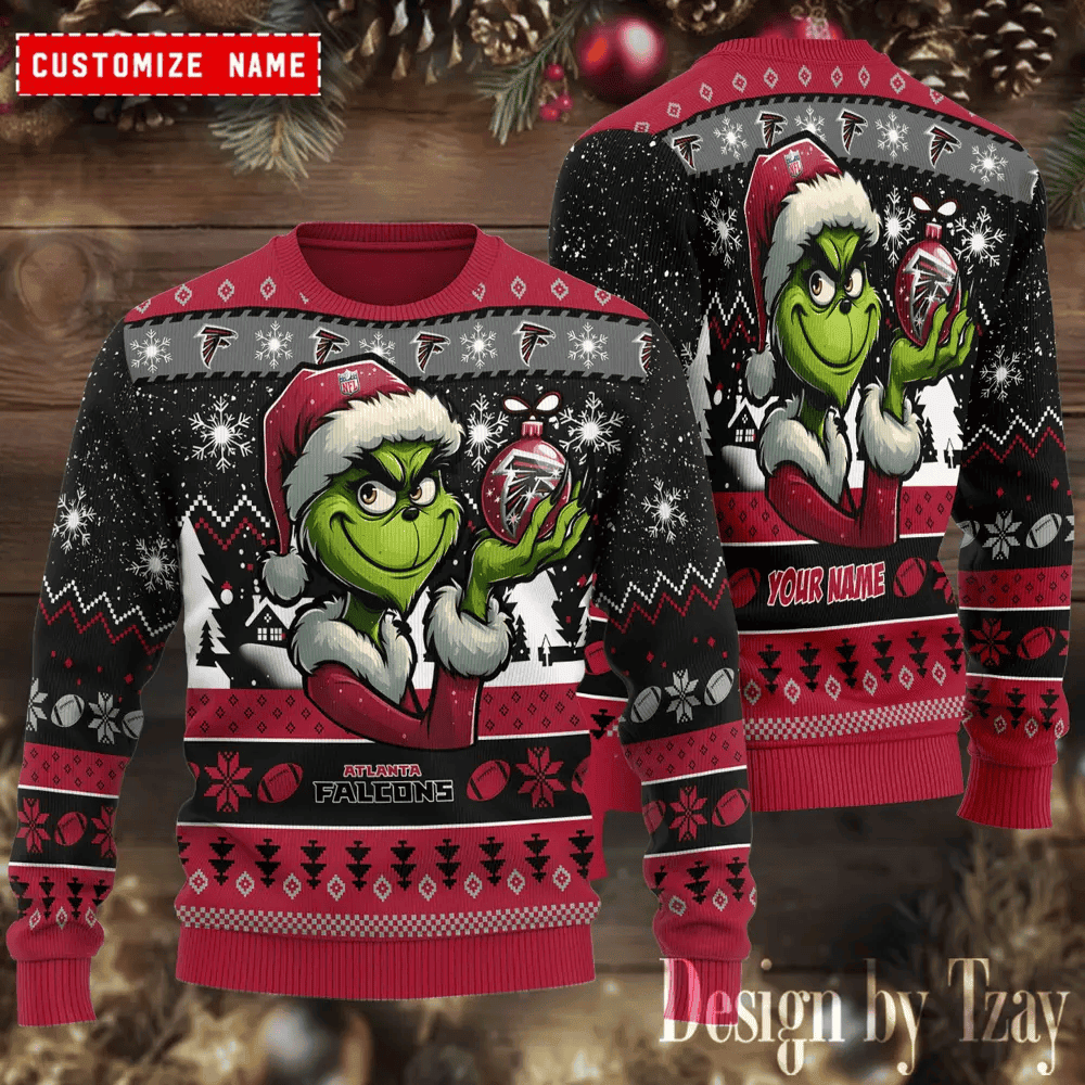 Atlanta Falcons Christmas Woolen Sweater BGSWT411