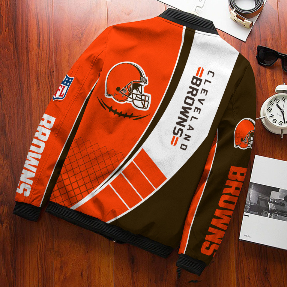 Cleveland Browns Personalized Bomber Jacket BG247