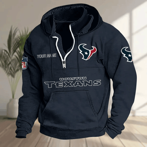 Houston Texans Half-zip Hoodie SPTHZHC013