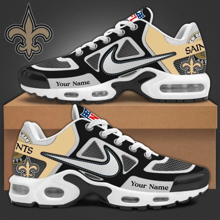 New Orleans Saints Sosh Custom Name Air Cushion Sport Shoes SPTTNSHOES023