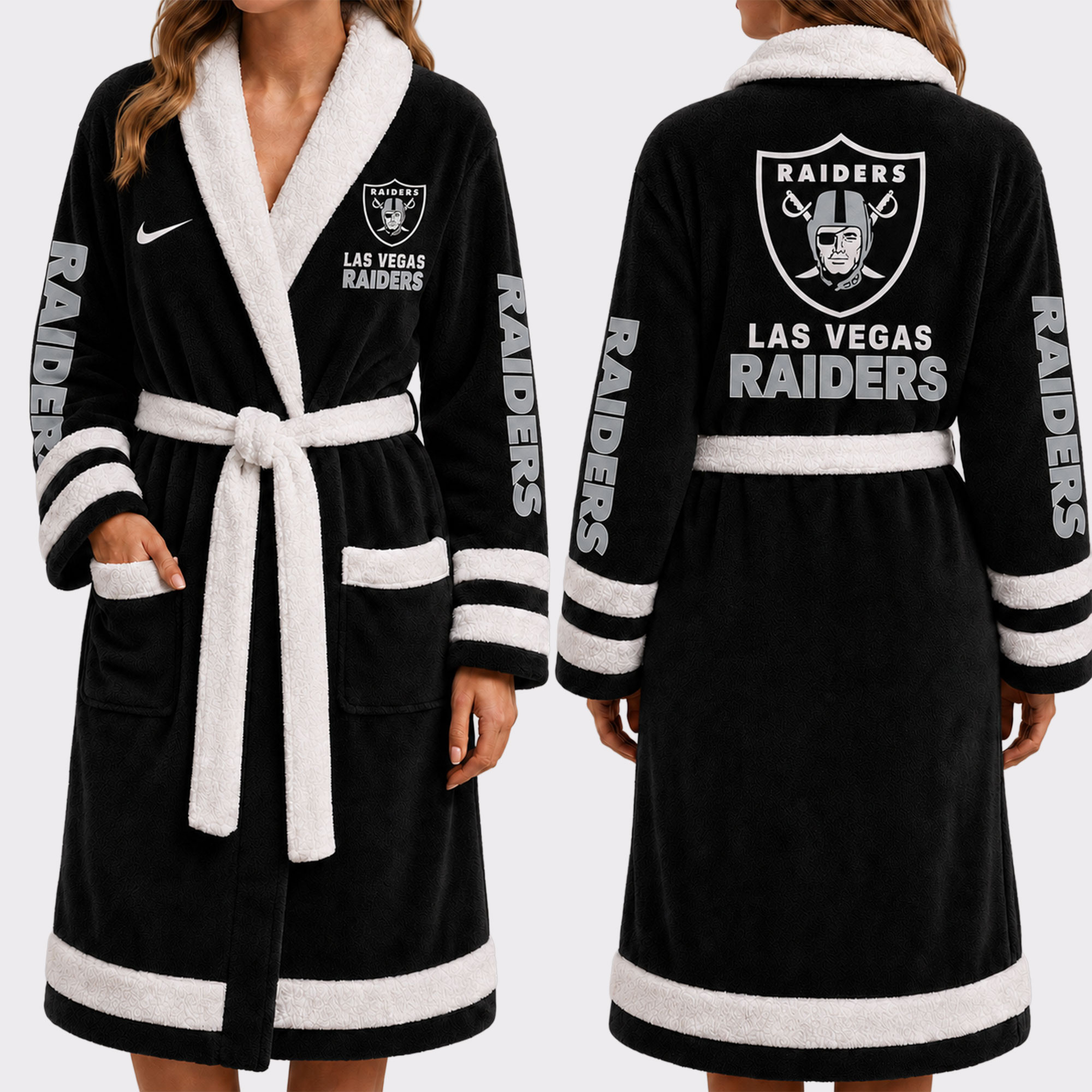 Las Vegas Raiders | Premium NFL Fleece Bathrobe VA1231