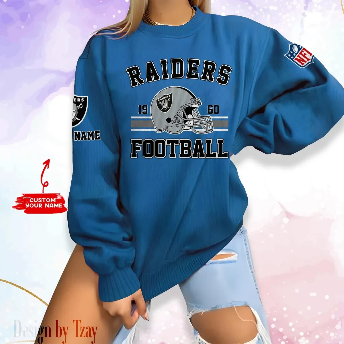 Las Vegas Raiders Personalized Fashion Design New Woolen Sweater BGSWT233