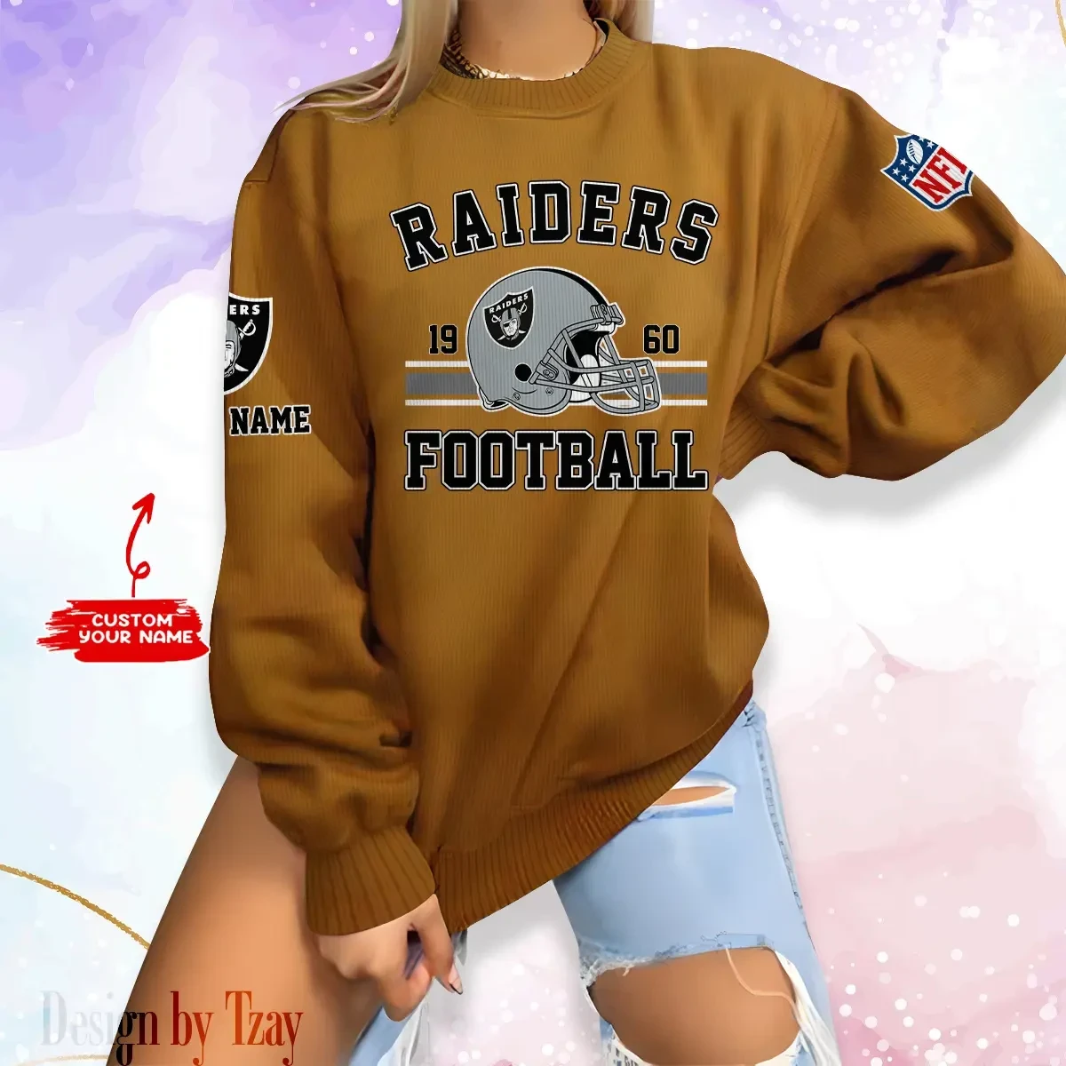 Las Vegas Raiders Personalized Fashion Design New Woolen Sweater BGSWT233