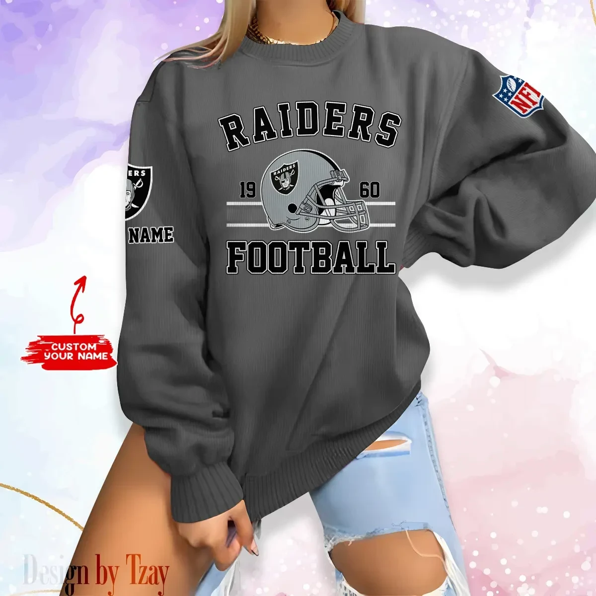Las Vegas Raiders Personalized Fashion Design New Woolen Sweater BGSWT233