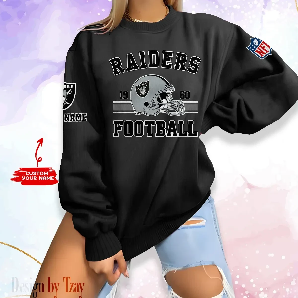 Las Vegas Raiders Personalized Fashion Design New Woolen Sweater BGSWT233
