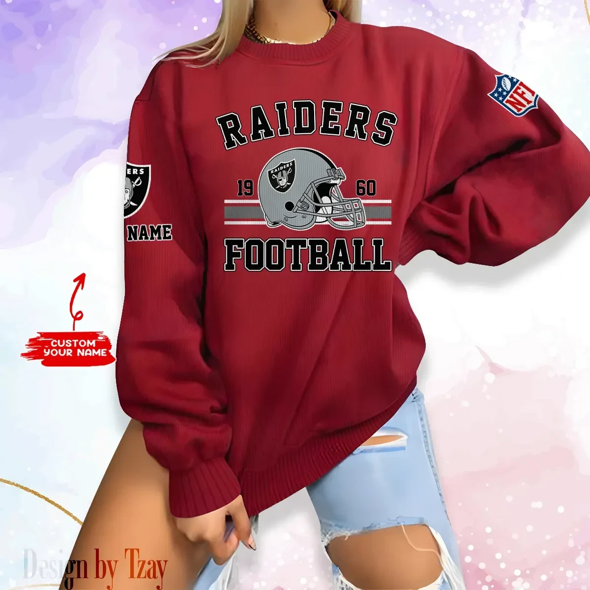 Las Vegas Raiders Personalized Fashion Design New Woolen Sweater BGSWT233