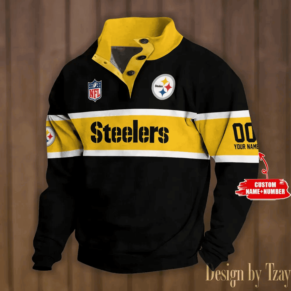 SPTS9DBSCH470-Pittsburgh Steelers NFL Double Hoodies DV8