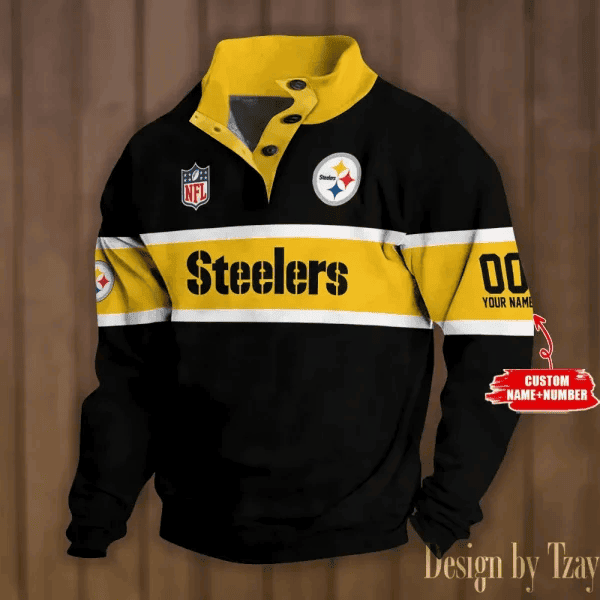 SPTS9DBSCH470-Pittsburgh Steelers NFL Double Hoodies DV8