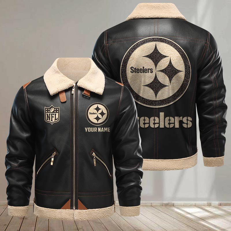 Pittsburgh Steelers DMLK0416 Leather Jacket