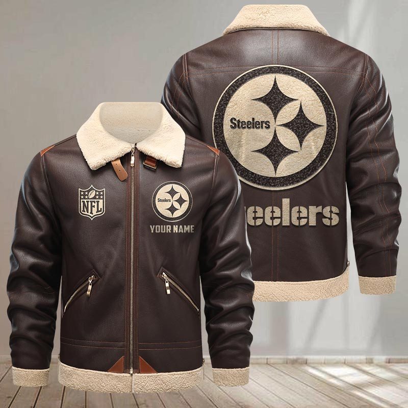 Pittsburgh Steelers DMLK0416 Leather Jacket