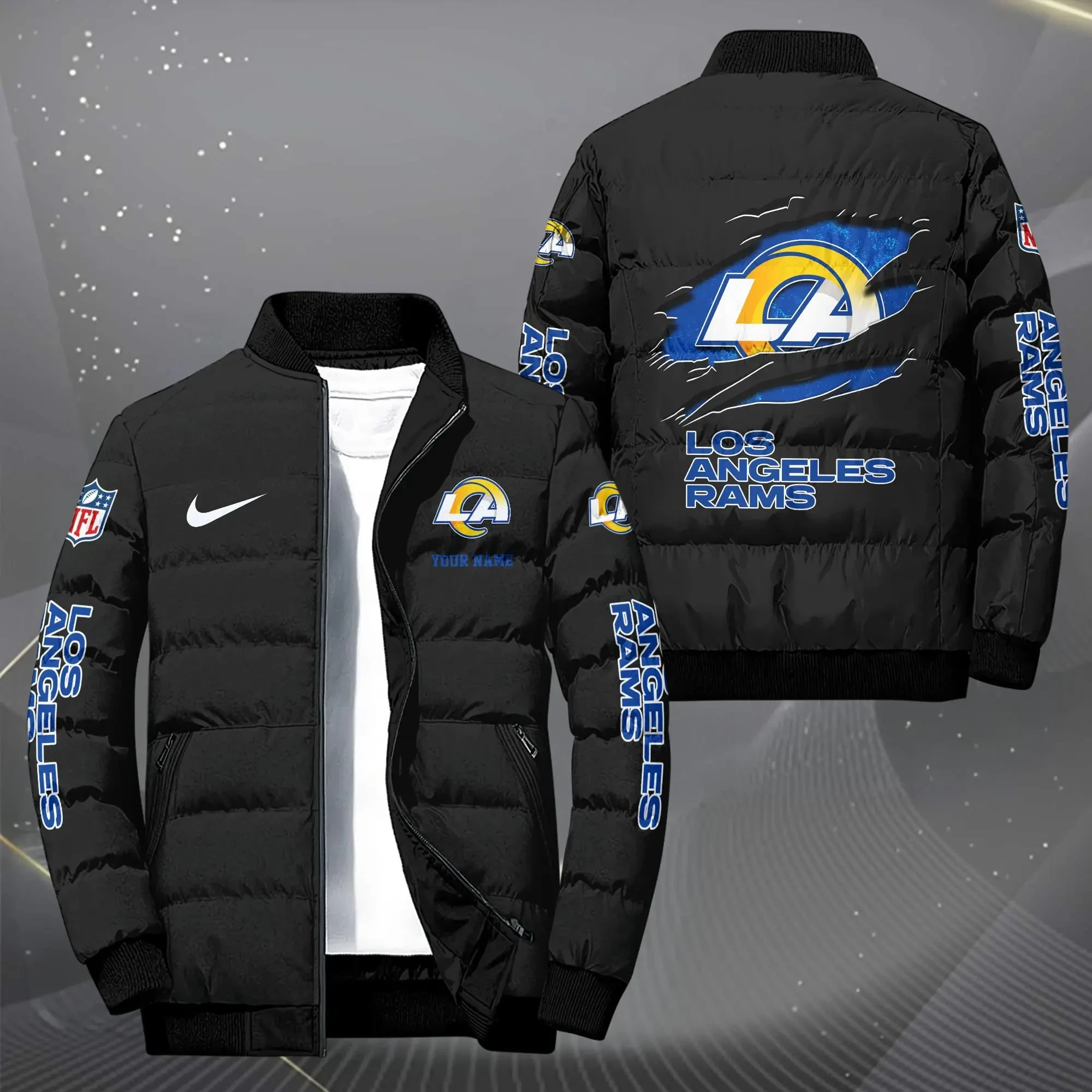NFL Los Angeles Rams Puffer Jacket PUJA-F3T3A6