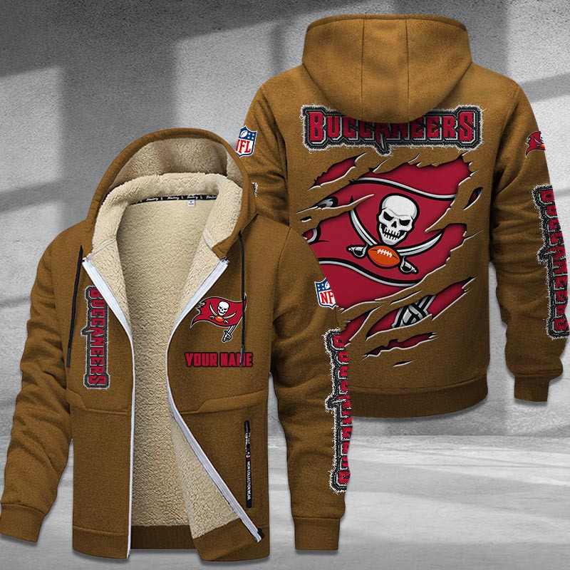 Tampa Bay Buccaneers DMTZ0383 Premium Sherpa-Lined Winter Hoodie – Personalized Edition