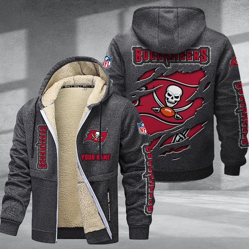 Tampa Bay Buccaneers DMTZ0383 Premium Sherpa-Lined Winter Hoodie – Personalized Edition