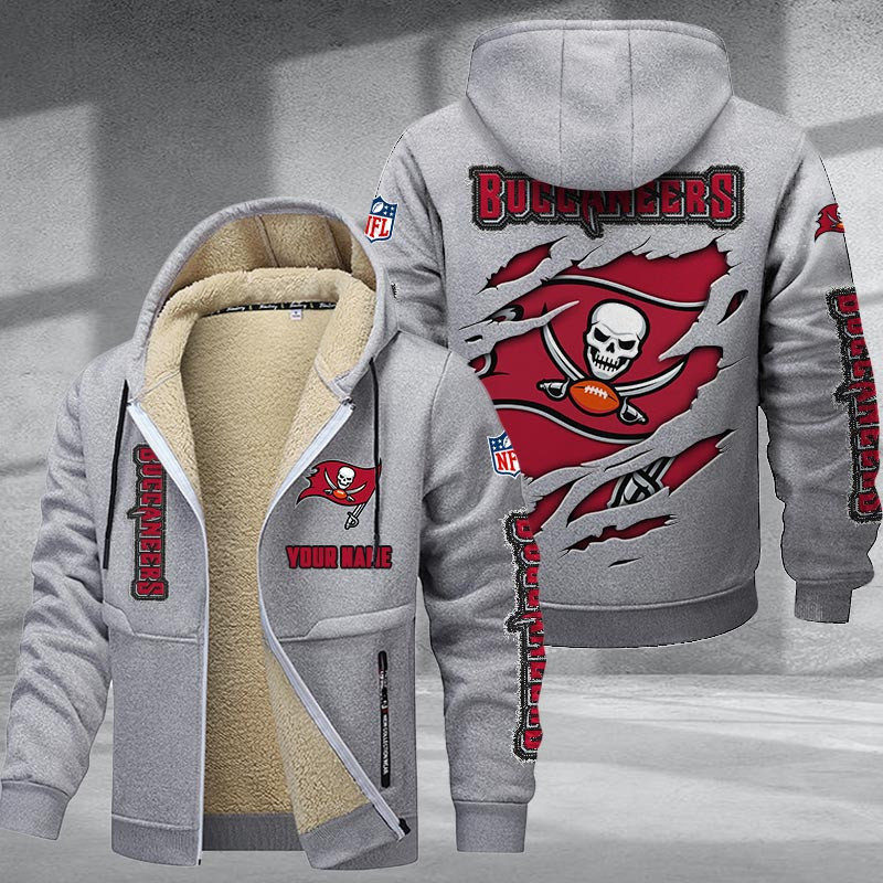 Tampa Bay Buccaneers DMTZ0383 Premium Sherpa-Lined Winter Hoodie – Personalized Edition