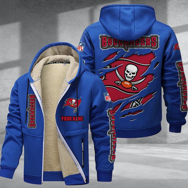 Tampa Bay Buccaneers DMTZ0383 Premium Sherpa-Lined Winter Hoodie – Personalized Edition