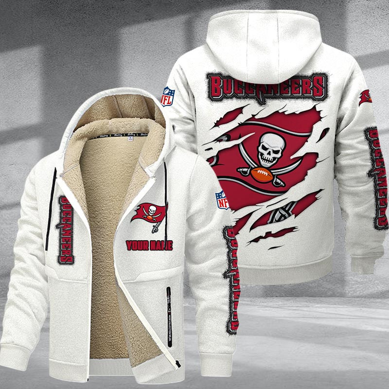 Tampa Bay Buccaneers DMTZ0383 Premium Sherpa-Lined Winter Hoodie – Personalized Edition