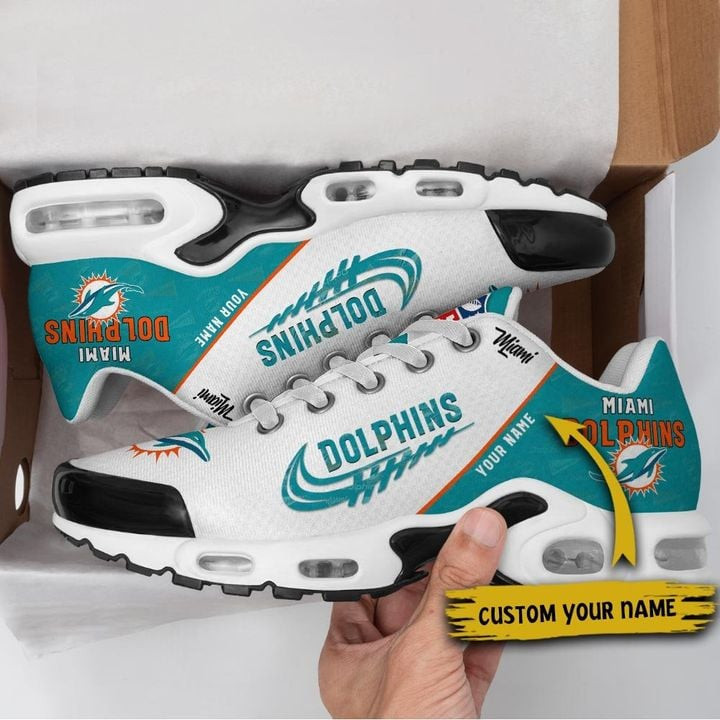 Miami Dolphins Personalized Plus Sneakers 0813 BGTN185