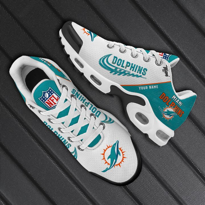 Miami Dolphins Personalized Plus Sneakers 0813 BGTN185