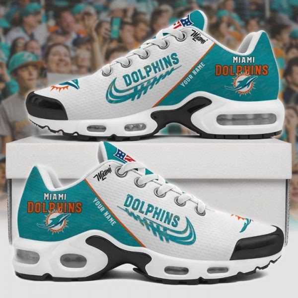 Miami Dolphins Personalized Plus Sneakers 0813 BGTN185