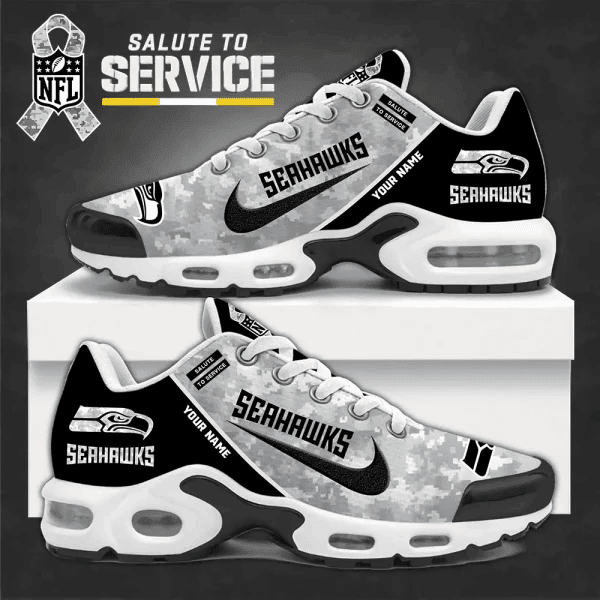 SPTBGTN561-Seattle Seahawks Personalized Plus Sneakers