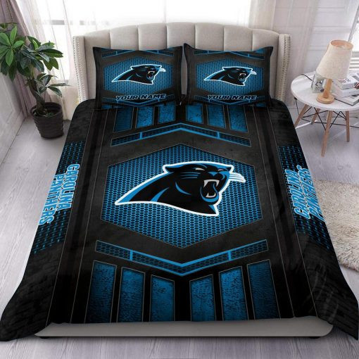 Carolina Panthers Personalized Bedding Set Best Gift For Fan BGBED107