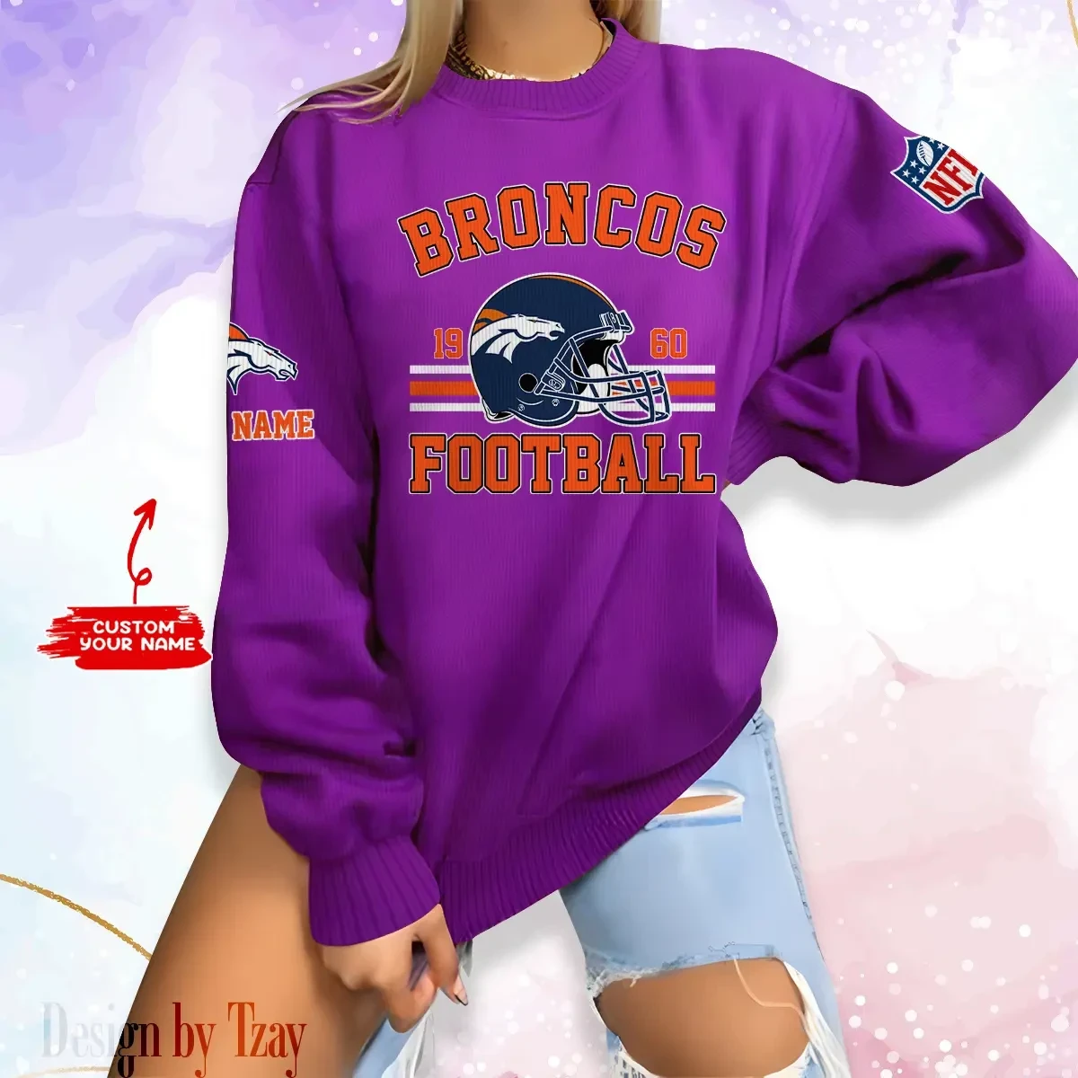 Denver Broncos Personalized Fashion Design New Woolen Sweater BGSWT226