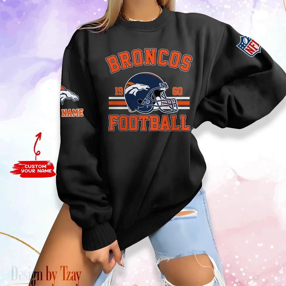 Denver Broncos Personalized Fashion Design New Woolen Sweater BGSWT226