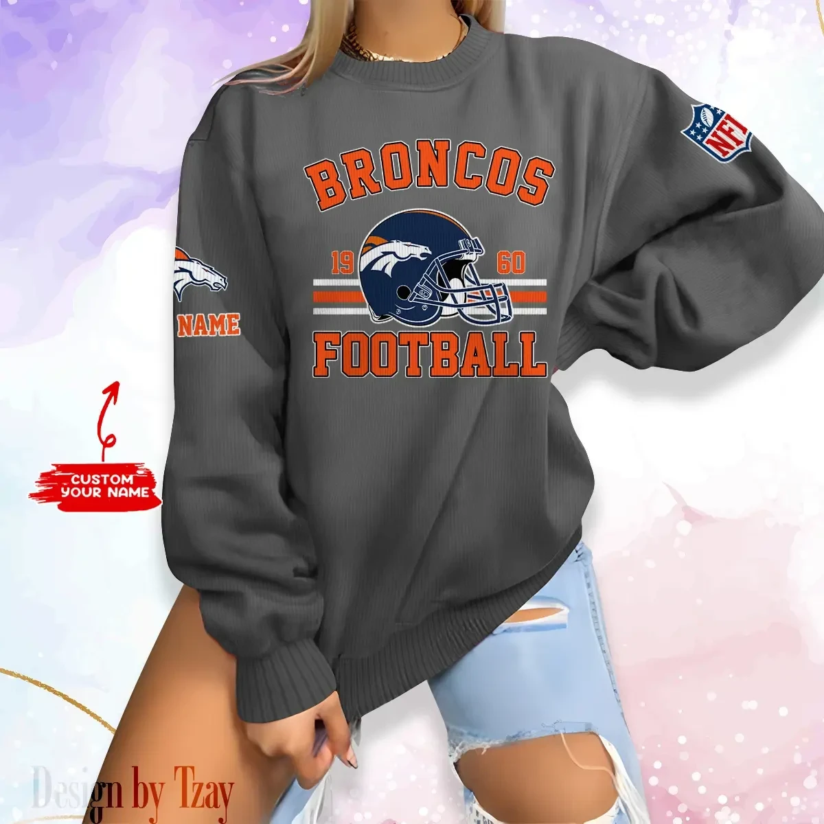 Denver Broncos Personalized Fashion Design New Woolen Sweater BGSWT226